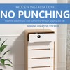 Smart Cabinet Lock, Electronic Cabinet Lock with Card, Hole-Free Invisible