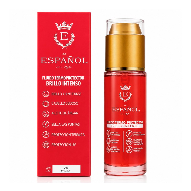 El Español con stylo Fluido Termoprotector Brillo intenso 40ml Protector