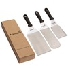 Griddle Spatula Set - Stainless Steel Metal Spatula and Griddle