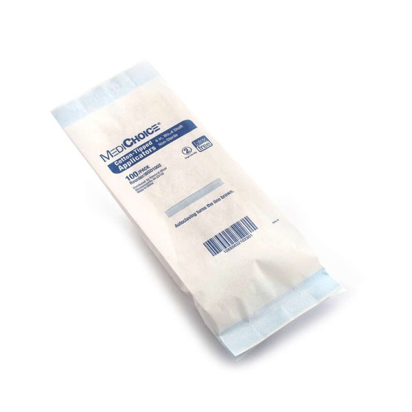 MediChoice Cotton Tip Applicators, Wood Shaft, 6 Inch (Box of