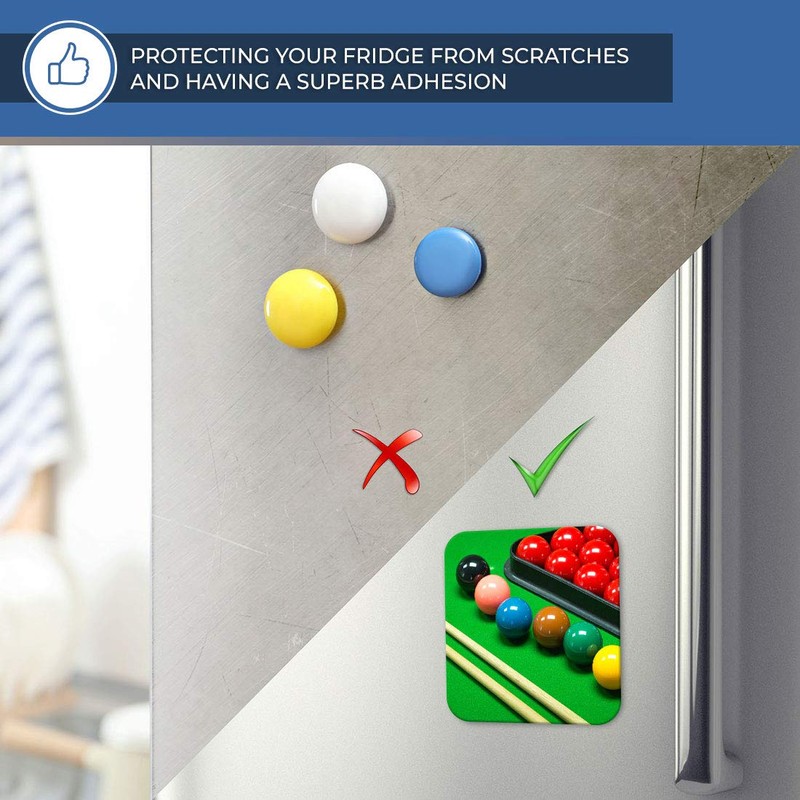 Destination Vinyl ltd Fridge Magnet - Snooker Game Balls Pool