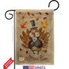 Eat More Burlap Garden Flag Falltime Thanksgiving Turkey Give Thanks