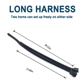 Car Horn Compatible with Honda(Before 2017), 1 to 2 Connector Converter Wiring Harness, Horn Splitter Adapter Plug and Play Single to Dual Horns Type-Y