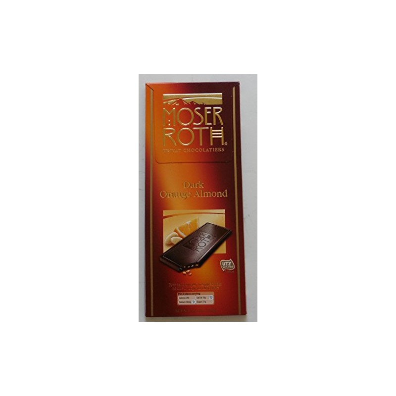 Dark Orange Almond Chocolate Privat Chocolatiers 4/PKL8