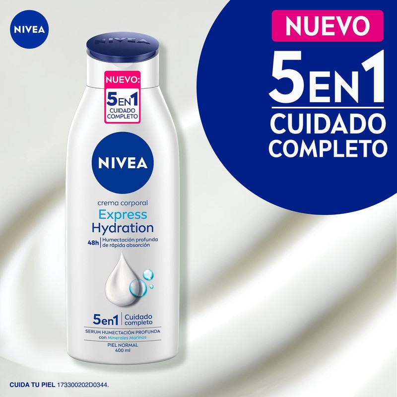 Nivea Body Milk Body Cream Express Hydration