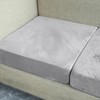 Teynewer Sofa Seat Cushion Cover, Sofa Cushion Slipcovers Stretch Velvet,
