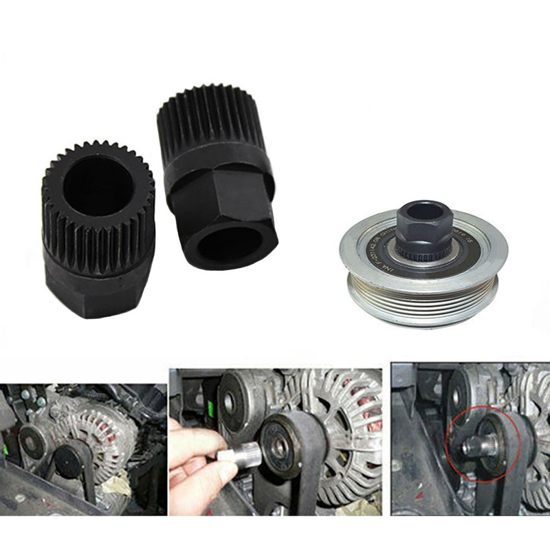 NIYATA Alternator Pulley Removal Tool 33 Teeth Alternator Pulley Bushing