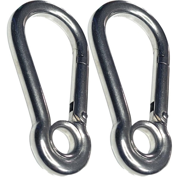 Spring Snap Eyelet Hook 316 Marine Stainless Steel Climbing Locking