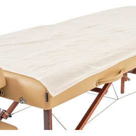 Master Massage Disposable Exam Table Covers, White, Flat-10 pcs