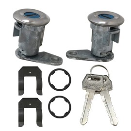 DL-1 Door Lock Key Cylinder Tumbler Set Fits for Ford F-250 Base 1965-1974,1976-1978