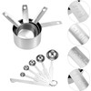 QWORK® 10-Piece Stainless Steel Measuring Cup and Spoon, Kitchen Measuring
