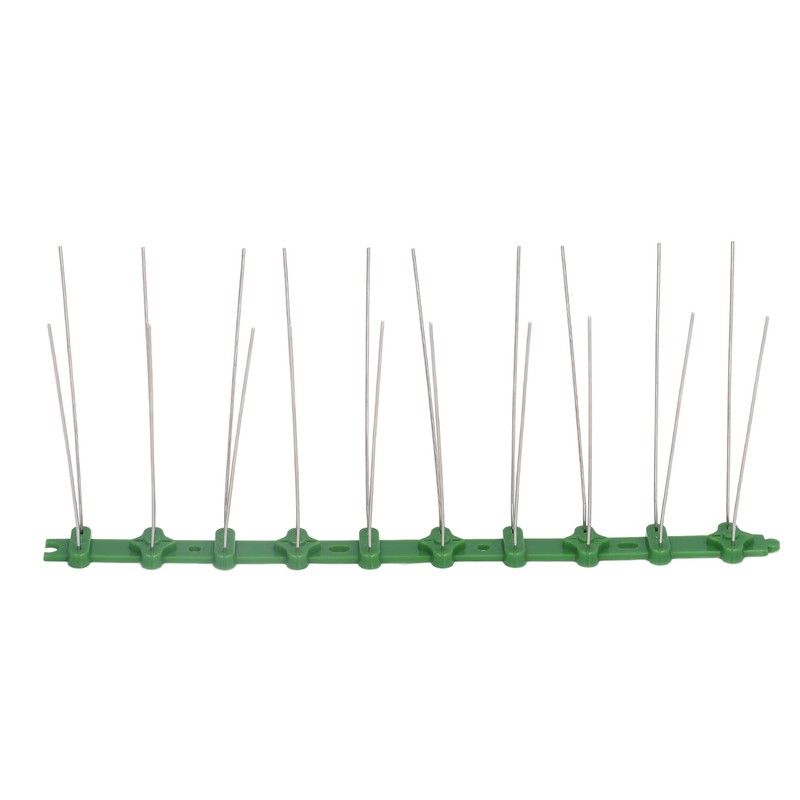 12Pcs Stainless Steel Bird Deterrent Spikes 25cm Anti Cat Crawling