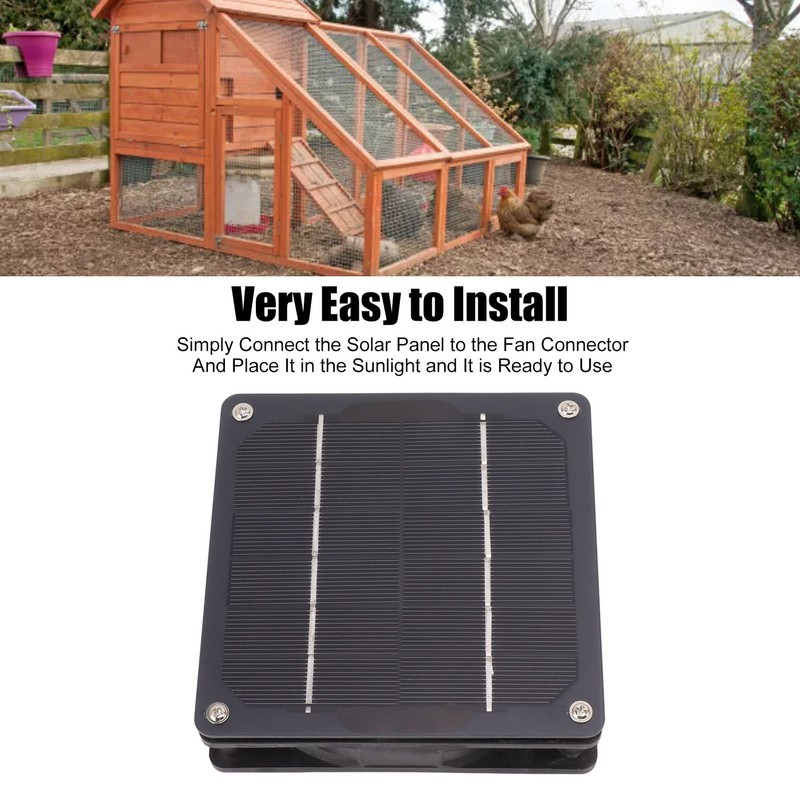 5w Solar Panel Fan Energy Saving Monocrystalline Solar Panel Fan