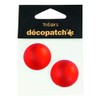 Décopatch Trésors Plastic Embelishments, 30 mm - Red, Set of