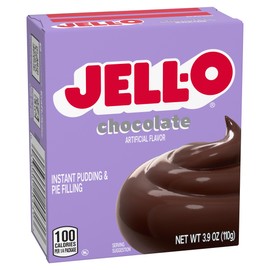 Jell-O Chocolate Instant Pudding & Pie Filling Mix (24 ct Pack, 3.9 oz Boxes)