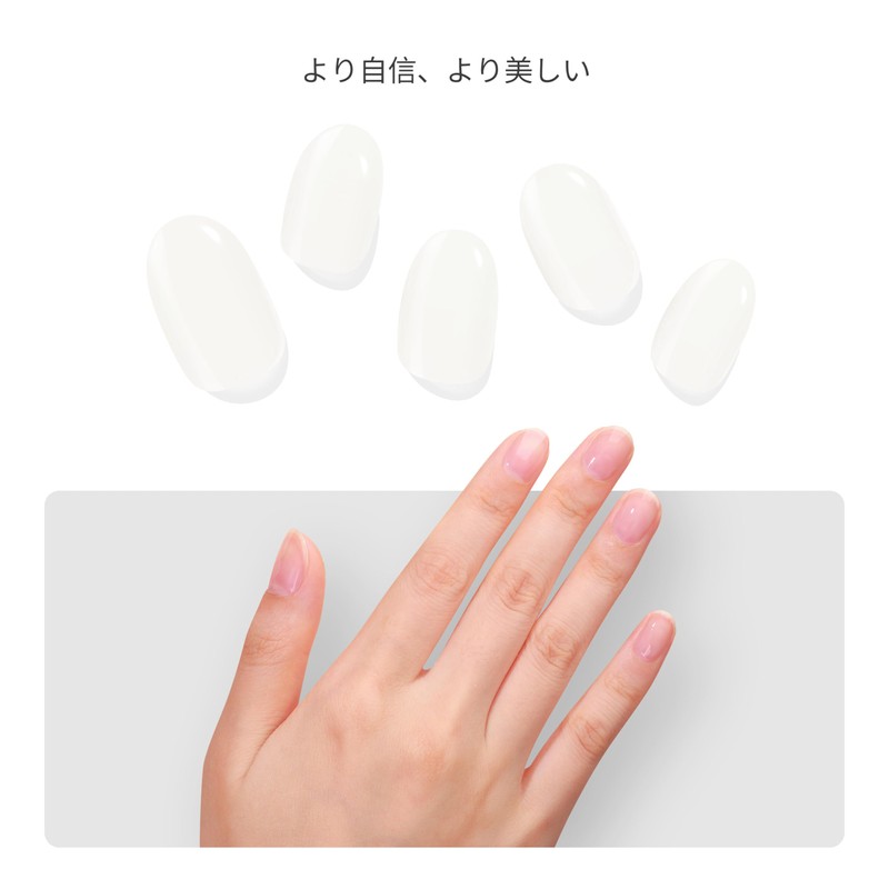 Topforce Gel Nail Seal, Curing Type (20 Pieces) Nail Seal,