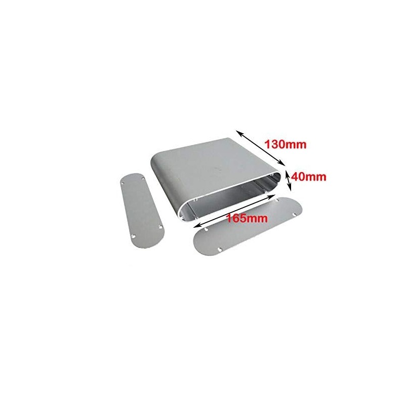 SUPERTOOL DIY Aluminum Project Box, Electronic Enclosure Case Instrument Box