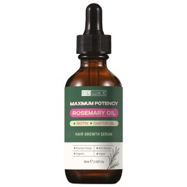 Hair Illusion 100% NATURAL ORGANIC ROSEMARY MINT OIL | Maximum Potency | Infused With Biotin