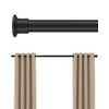Tension Curtain Rod By EZFurni,123-160 Inches, Heavy Duty Tension Rod,Adjustable