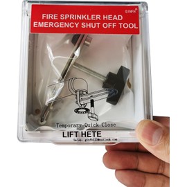 Fire Sprinkler Head Shut Off Tool Wall Cabinet Case For Accidental Fire Sprinklers Activation Emergency Fire Sprinkler Shutdown Measures