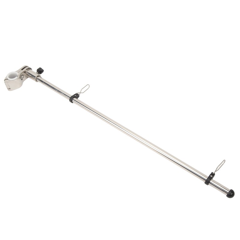 Marine Grade Rail Mount Flag Pole 560mm Stainless Steel Flag