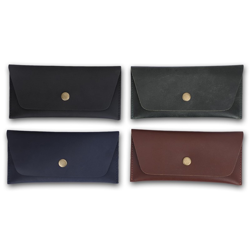 TheAntiq Leather Currency Pouch Dollar Bills Organiser Handmade Travel Wallet