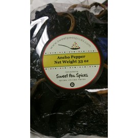 Chile Ancho -33 oz. - Ancho Chili Peppers - Dried Poblano Pepper - Mild to Medium Heat - Sweet & Smoky Flavor