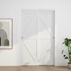 WEWORTH Bypass Sliding Door Track Hardware 96", Wardrobe Closet Door