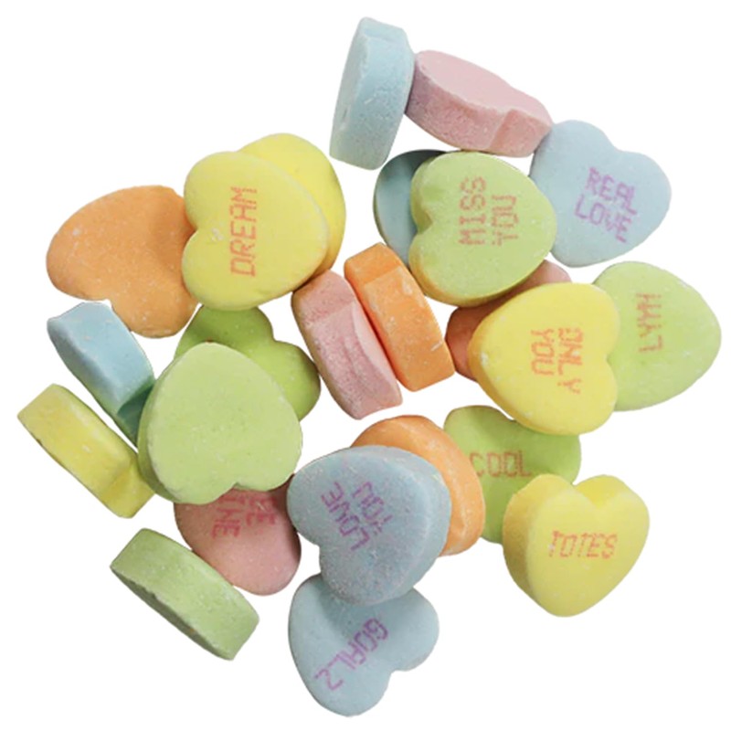 Scripture Candy, Sour Conversation Hearts, 1 Pound Bag, 300 Pieces
