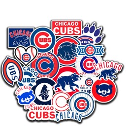 25 PCS of American Baseball Stickers for Water Bottle, Laptop, Bicycle, Computer, Motorcycle, Travel Case, Car Decal Decoration Sticker