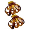 Mytoptrendz® 2 pcs Hair Claw Clips Non Slip Strong Hold