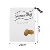 3-Pack Potato Storage Bags Onion Storage with Drawstring & Side