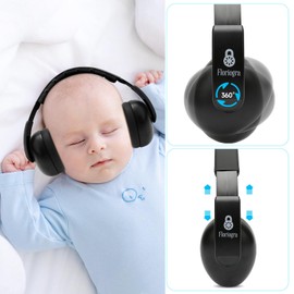 Baby Ear Muffs Noise Cancelling - [Upgraded Baby-Friendly Version] Baby Headphones - Ear Protection Adjustable Baby Noise Cancelling Headphones for 0-3 Years - Newborn Travel Essentials