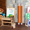 smrtcol Wooden Jumbo Pencil for Prop Gifts Decor 14 Inch