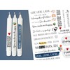 Kerzen Tattoofolie - LEBE.LIEBE.LACHE. - Sprüche zum Verschenken - für