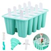 Moldes de silicona para Paletas de Hielo,10 Cavidade Moldes para