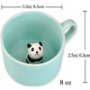 Itian 3D Animal Coffee Cup with Panda Inside Novel Cute