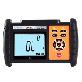 Labloot LB620C Digital DC Low Resistance Meter Equipotential Test Micro Ohmmeter Connectors/Motor Resistance Tester