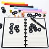 ITSYHPRO 100pcs Discbound Discs Plastic Expander Binder Rings Disc Planner