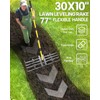 Joyhalo Lawn Leveling Rake 30 Inch, Lawn Leveler with 78"
