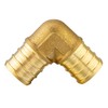 EFIELD 3/4" Crimp Barbed Pex Fitting Mix: 3/4" Angle (10pcs),