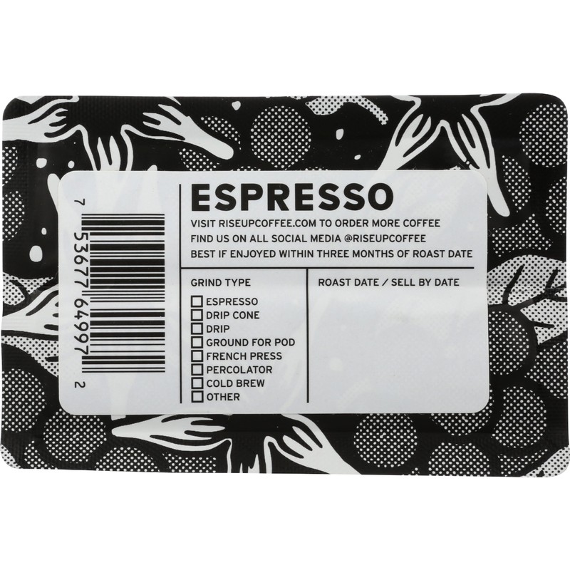 Organic Espresso, Certified Fair Trade Organic Coffee, 12 oz, Whole