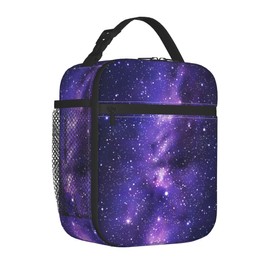 PIUTH Starry sky Lunch Bags For Men Women Boys Girls Reusable Tote Lunch Bags For Office Work School Picnic Camping Thermal Insulation And Cold Preservation