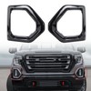 ANTUKO 2pcs Front Fog Light Trim Bezel Cover Replacement for