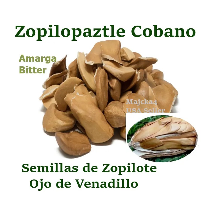 majcka4 Zopilopastle 1 oz cobano zopilopaztle semillas de zopilote OJO