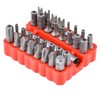 KATUR 33Pcs Tamper Proof Security Screw Hex Bit Head Set,