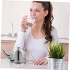 OHPHCALL 1pc Stainless Steel Strainer Kettle Tea Pot with Automatic