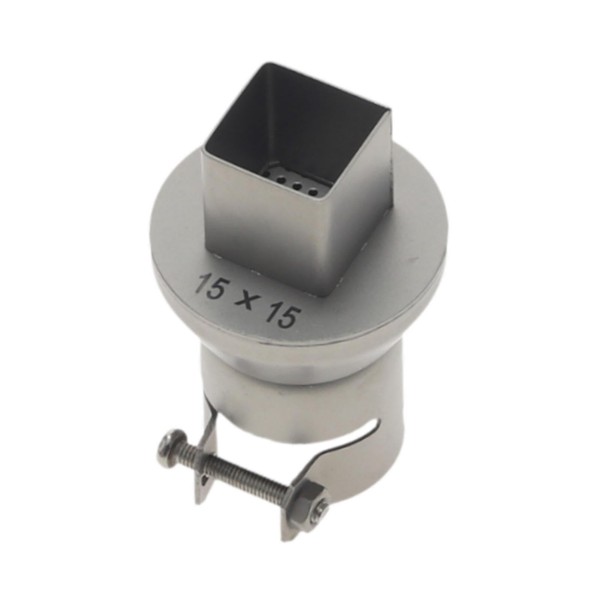 F Fityle 850 Hot Air Nozzle Square Shape Silver Hot