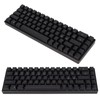 Keyboard 68 Key White Light Three Mode Black Mechanical Keyboard