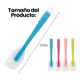 Espátulas Miserable 27cm Silicon Reposteria Cocina Decorar 4pz F